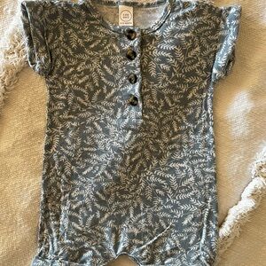 Lou Lou & Company Blue and White - Morgan Romper